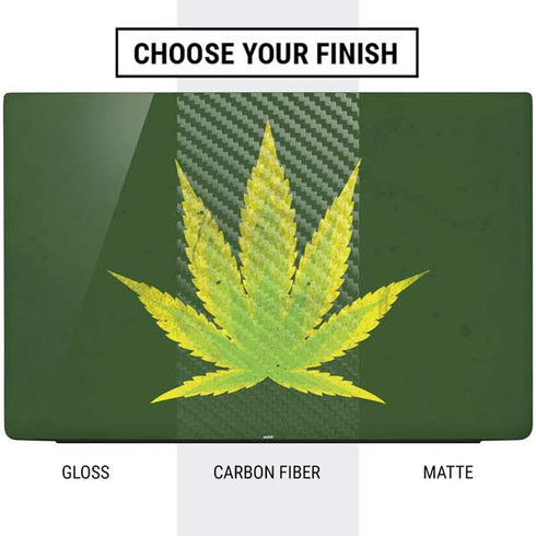 Marijuana Leaf Light Green Dell Vostro Skin