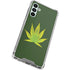 Marijuana Leaf Light Green Galaxy A13 5G Clear Case