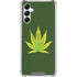 Marijuana Leaf Light Green Galaxy A15 5G Clear Case