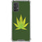 Marijuana Leaf Light Green Galaxy A32 5G Clear Case