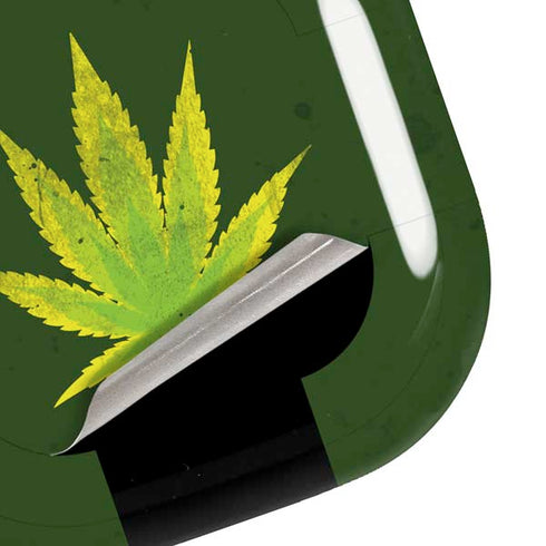 Marijuana Leaf Light Green Galaxy Buds Live Skin