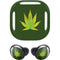Marijuana Leaf Light Green Galaxy Buds Pro Skin