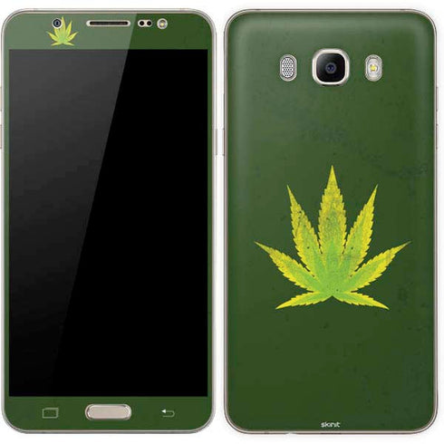 Marijuana Leaf Light Green Galaxy J7 Skin