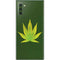 Marijuana Leaf Light Green Galaxy Note 10 Skin