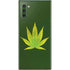 Marijuana Leaf Light Green Galaxy Note 10 Skin
