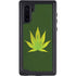 Marijuana Leaf Light Green Galaxy Note 10 Waterproof Case