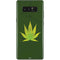 Marijuana Leaf Light Green Galaxy Note 8 Skin