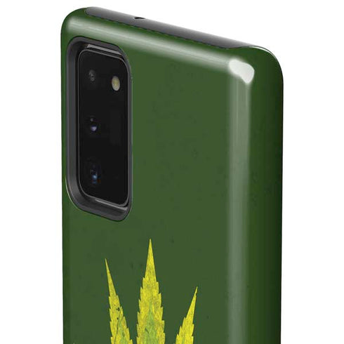 Marijuana Leaf Light Green Galaxy Note20 5G Pro Case