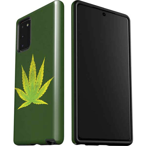 Marijuana Leaf Light Green Galaxy Note20 5G Pro Case