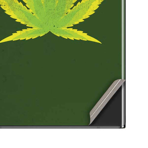 Marijuana Leaf Light Green Galaxy Note20 Ultra 5G Skin