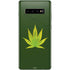 Marijuana Leaf Light Green Galaxy S10 Plus Skin