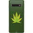 Marijuana Leaf Light Green Galaxy S10 Skin