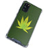 Marijuana Leaf Light Green Galaxy S20 FE Clear Case
