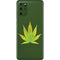 Marijuana Leaf Light Green Galaxy S20 Plus Skin