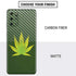 Marijuana Leaf Light Green Galaxy S20 Plus Skin