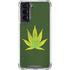 Marijuana Leaf Light Green Galaxy S21 5G Clear Case