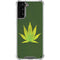 Marijuana Leaf Light Green Galaxy S21 Plus 5G Clear Case