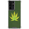 Marijuana Leaf Light Green Galaxy S21 Ultra 5G Clear Case