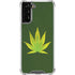 Marijuana Leaf Light Green Galaxy S22 Plus Clear Case