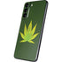 Marijuana Leaf Light Green Galaxy S22 Plus Skin