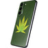 Marijuana Leaf Light Green Galaxy S22 Skin