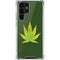 Marijuana Leaf Light Green Galaxy S22 Ultra Clear Case