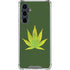 Marijuana Leaf Light Green Galaxy S23 FE Clear Case