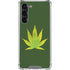 Marijuana Leaf Light Green Galaxy S23 Plus Clear Case