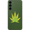 Marijuana Leaf Light Green Galaxy S23 Plus Skin