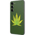 Marijuana Leaf Light Green Galaxy S23 Plus Skin