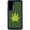 Marijuana Leaf Light Green Galaxy S23 Plus Waterproof Case