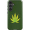 Marijuana Leaf Light Green Galaxy S24 Impact Case