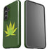 Marijuana Leaf Light Green Galaxy S24 Plus Impact Case