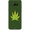 Marijuana Leaf Light Green Galaxy S8 Skin