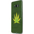 Marijuana Leaf Light Green Galaxy S8 Skin