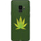 Marijuana Leaf Light Green Galaxy S9 Skin