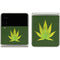 Marijuana Leaf Light Green Galaxy Z Flip3 5G Skin