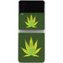 Marijuana Leaf Light Green Galaxy Z Flip3 5G Skin
