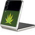 Marijuana Leaf Light Green Galaxy Z Flip3 5G Skin