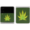 Marijuana Leaf Light Green Galaxy Z Flip4 5G Skin