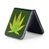 Marijuana Leaf Light Green Galaxy Z Flip5 5G Skin