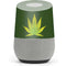Marijuana Leaf Light Green Google Home Skin