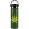 Marijuana Leaf Light Green Hydro Flask 20oz Wide Mouth Skin