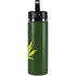 Marijuana Leaf Light Green Hydro Flask 20oz Wide Mouth Skin