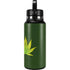Marijuana Leaf Light Green Hydro Flask 32oz Wide Mouth Skin
