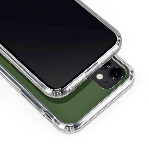 Marijuana Leaf Light Green iPhone 11 Clear Case