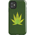 Marijuana Leaf Light Green iPhone 11 Impact Case
