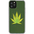 Marijuana Leaf Light Green iPhone 11 Pro Clear Case