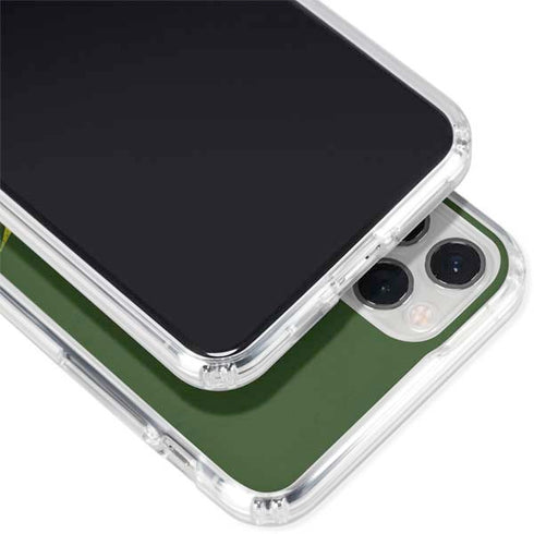 Marijuana Leaf Light Green iPhone 11 Pro Clear Case