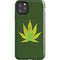 Marijuana Leaf Light Green iPhone 11 Pro Max Impact Case